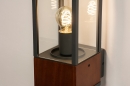 Wandlamp 14992: landelijk, modern, hout, glas #6