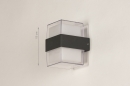 Wandlamp 14996: modern, aluminium, kunststof, acrylaat kunststofglas #1