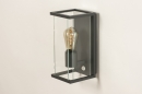 Wandlamp 14999: modern, glas, helder glas, aluminium #4