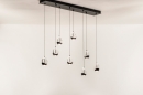 Hanglamp 15009: modern, eigentijds klassiek, art deco, glas #2