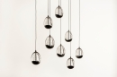 Hanglamp 15009: modern, eigentijds klassiek, art deco, glas #4