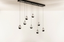 Hanglamp 15009: modern, eigentijds klassiek, art deco, glas #5