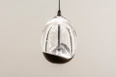 Hanglamp 15009: modern, eigentijds klassiek, art deco, glas #8
