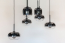 Hanglamp 15010: modern, eigentijds klassiek, glas, metaal #12