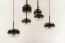Hanglamp 15010: modern, eigentijds klassiek, glas, metaal #4