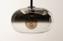 Hanglamp 15010: modern, eigentijds klassiek, glas, metaal #7