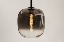 Hanglamp 15010: modern, eigentijds klassiek, glas, metaal #8