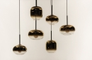 Hanglamp 15011: modern, eigentijds klassiek, glas, metaal #6