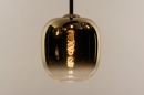 Hanglamp 15011: modern, eigentijds klassiek, glas, metaal #9