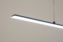 Foto 15085-11: Moderne langwerpige led hanglamp met sensor dimmer