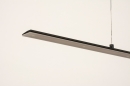 Foto 15085-12: Moderne langwerpige led hanglamp met sensor dimmer