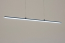 Foto 15085-3: Moderne langwerpige led hanglamp met sensor dimmer