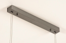 Hanglamp 15099: design, modern, geschuurd aluminium, zwart #14