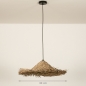Hanglamp 15111: modern, metaal, riet, naturel #1