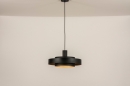 Hanglamp 15125: modern, retro, metaal, zwart #2