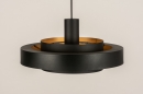 Hanglamp 15125: modern, retro, metaal, zwart #3