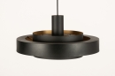 Hanglamp 15125: modern, retro, metaal, zwart #4