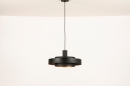 Hanglamp 15125: modern, retro, metaal, zwart #5