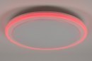 Foto 15127-5: Grote ronde led plafondlamp met RGB en afstandsbediening