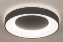 Plafondlamp 15129: modern, kunststof, metaal, zwart #2