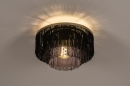 Plafondlamp 15152: modern, eigentijds klassiek, art deco, stof #2