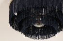 Plafondlamp 15152: modern, eigentijds klassiek, art deco, stof #6