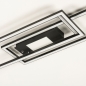 Plafondlamp 15173: modern, aluminium, metaal, zwart #15