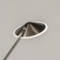 Foto 15178-12: Led uplighter met leeslamp in staal met dimmer