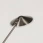 Foto 15178-13: Led uplighter met leeslamp in staal met dimmer