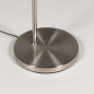 Foto 15178-15: Led uplighter met leeslamp in staal met dimmer