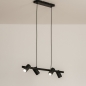 Hanglamp 15180: modern, metaal, zwart, mat #2