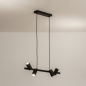 Hanglamp 15180: modern, metaal, zwart, mat #3