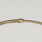 Foto 15183-12: Grote gouden booglamp met zwart marmeren voet 