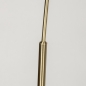 Foto 15183-13: Grote gouden booglamp met zwart marmeren voet 
