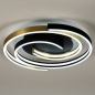 Foto 15184-4: Design led plafondlamp in het zwart/goud 