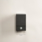 Wandleuchte 15191: Design, modern, Aluminium, anthrazit #1