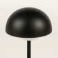Foto 15198-2: Wiederaufladbare Tischlampe für drinnen und draußen im Retro-Stil in Schwarz