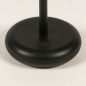 Foto 15198-3: Wiederaufladbare Tischlampe für drinnen und draußen im Retro-Stil in Schwarz