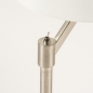 Tafellamp 15204: modern, eigentijds klassiek, staal rvs, stof #11