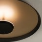 Foto 15215-6: Led plafondlamp in zwart met goud voor indirecte verlichting 