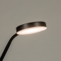 Foto 15217-8: Draadloze vloerlamp in het zwart, oplaadbaar en dimbaar