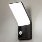 Foto 15226-4: Zwarte E27 wandlamp voor buiten met sensor 