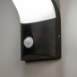 Foto 15226-7: Zwarte E27 wandlamp voor buiten met sensor 