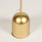 Foto 15228-11: Vloerlamp in goud/messing met opaalglas 