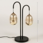 Tafellamp 15237: modern, eigentijds klassiek, art deco, glas #1