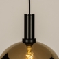 Foto 15250-11: Bollamp van licht spiegelend glas in het goud