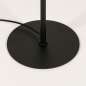 Foto 15282-12: Moderne Zwarte vloerlamp met goud en kantelbare kap en GU10 fitting