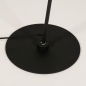 Foto 15285-12: Hoge vloerlamp zwart metaal met GU10 fitting en 360 graden verstelbaar door kogelgewricht
