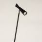 Foto 15285-6: Hoge vloerlamp zwart metaal met GU10 fitting en 360 graden verstelbaar door kogelgewricht