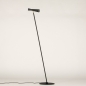 Foto 15285-7: Hoge vloerlamp zwart metaal met GU10 fitting en 360 graden verstelbaar door kogelgewricht
